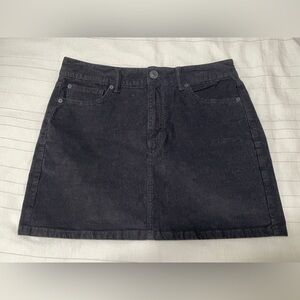 American Eagle Black Jean Skirt